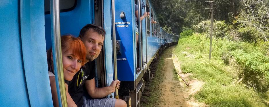 Przejażdżka lankijską koleją